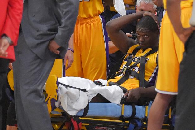 Randle Breaks Leg in Season Opener